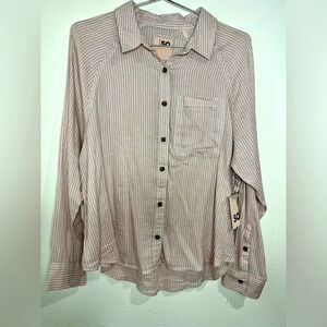 🆕 SO Good for Life Multi-Colored Striped Button Down Top